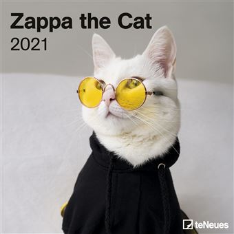 Calendrier TeNeues Zappa le chat 2021 30 x 30 cm