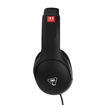 Casque Gaming filaire Turtle Beach® Airlite™ Fit Blanc et Noir pour Nintendo Switch™ 2 Nintendo Switch™ Nintendo Switch™ Lite et Nintendo Switch™ Modèle OLED