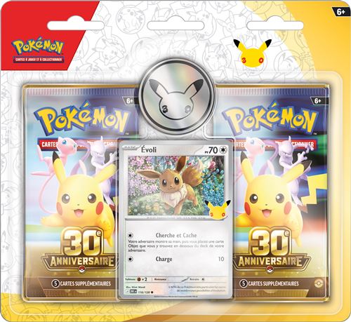 Pokémon 🇫🇷 Duopack 2 Boosters 30 Ans 30th Celebration 30e Anniversaire Évoli - Image 4