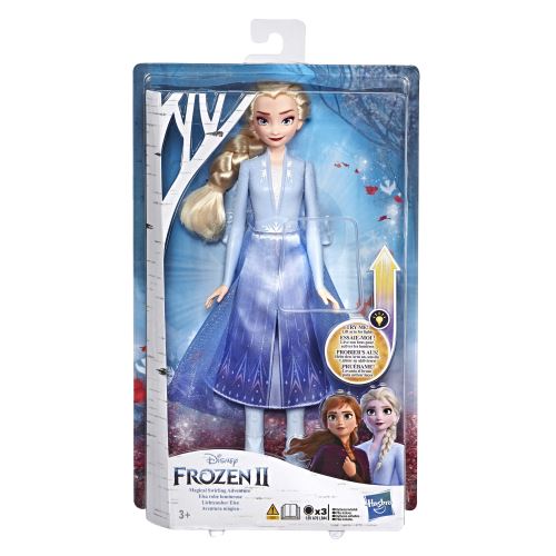 Poupée Disney Frozen La Reine des Neiges 2 Elsa Robe Lumineuse 27 cm