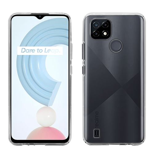 Coque souple Muvit pour Realme C21 Transparent