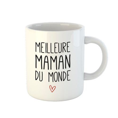 Mug Kapsul Meilleure maman du monde Blanc