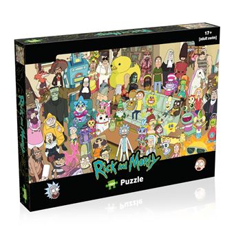 Puzzle 1000 pièces Winning Moves Rick and Morty Total Rickall