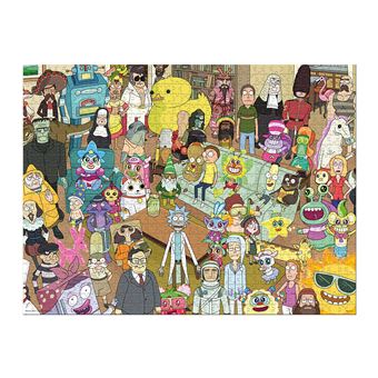 Puzzle 1000 pièces Winning Moves Rick and Morty Total Rickall