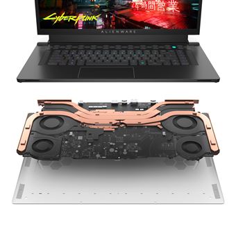 PC Portable Gaming Dell Alienware x17 R2 17,3" Intel Core i7 32 Go RAM 1 To SSD Blanc lunaire