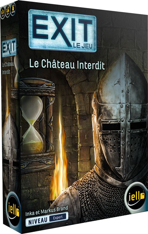 Boite de Jeu d'escape game Iello Exit Le chateau interdit