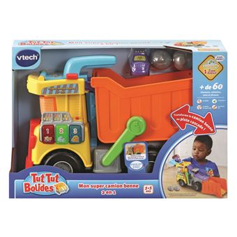 Tut Tut Bolides Vtech Mon Super camion benne 2 en 1