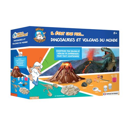 Jeu découverte Hello Maestro Il était une fois.. Dinosaures et Volcans du Monde