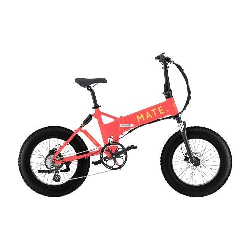 Mate elektrische fiets. Mate X Caribbean Koraal
