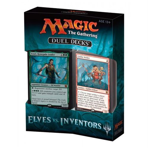 2 packs de 60 cartes Magic L’Assemblée Duel Decks Elves vs. Inventors