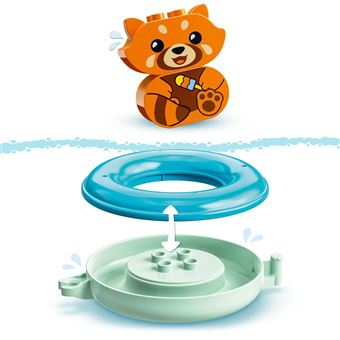 LEGO® DUPLO® 10964 Jouet de bain Le panda rouge flottant