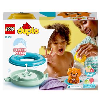 LEGO® DUPLO® 10964 Jouet de bain Le panda rouge flottant