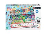 Puzzle enfant 30 pièces Nathan En ville Cherche et trouve