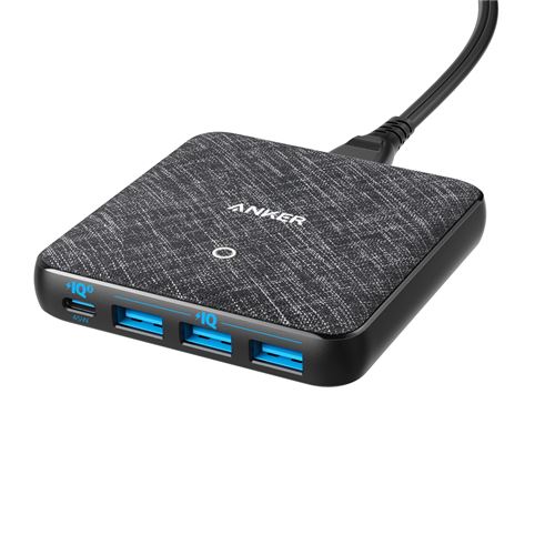 Station de charge Anker Powerport Atom III Slim 65 W Noir
