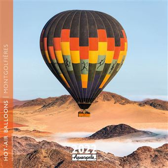 Calendrier Pictura 2022 Montgolfières 30 x 30 cm