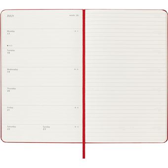 Agenda scolaire Moleskine 2022 2023 Semainier Le Petit Prince grand format Rose