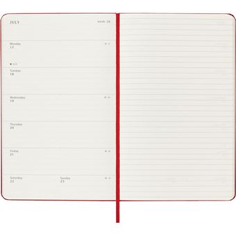 Agenda scolaire Moleskine 2022 2023 Semainier Le Petit Prince grand format Rose