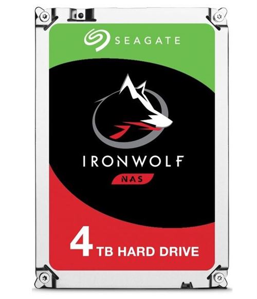 Disque dur interne Seagate IronWolf ST4000VNA008 4 To Argent