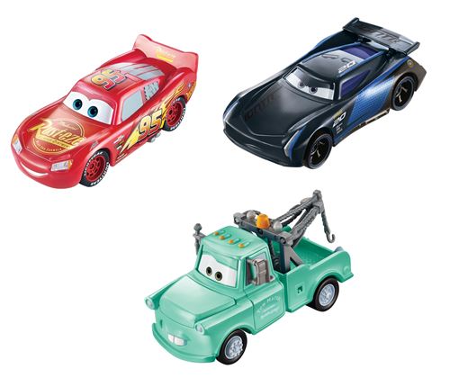 Pack 3 en 1 Cars Changeurs de couleurs 3 véhicules
