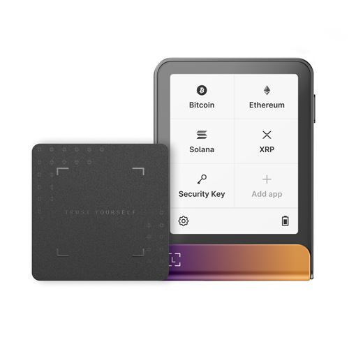 Cryptowallet Ledger Flex™ Cendré avec Recovery Key incluse