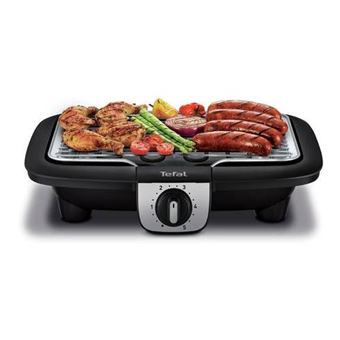Barbecue électrique Tefal Grill 2 en 1 BG930812 2100 W avec TEFAL EASY GRILL 2 EN 1 TABLE avec plaque plancha BG930812
