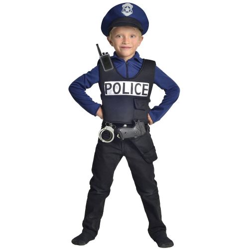 Panoplie de policier 8 à 10 ans Cesar