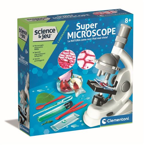 Jeu de Sciences Clementoni 52759clementoni – Microscope et Expériences