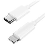 Câble iPhone lightning vers USB Type C chargeur rapide 30W 3A charge ultra rapide, long. 1m ®Stargift