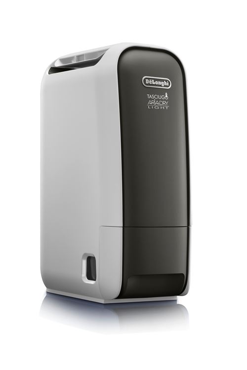 De'Longhi DNS65 Tasciugo AriaDry Light Luftentfeuchter Weißt/Anthrazit (520 Watt, Entfeuchterleistung: 0,25 l/h, 75 m³)