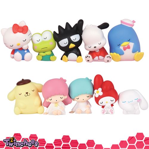 Figurine Tomy Twinchees Hello Kitty and Friends Lil' Sleepers W3 Modèle aléatoire