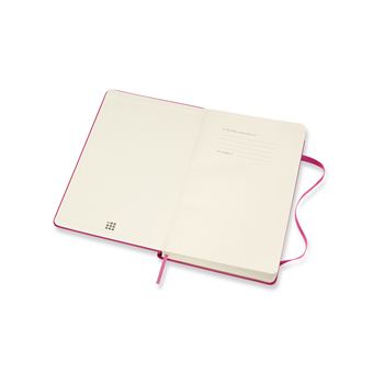 Agenda semainier Moleskine Grand format Couverture rigide 2022 Rose Bougainvillier