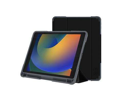 Folio Academy MW pour iPad 10.2 7ème génération 8ème génération 9ème génération 2019 2020 et 2021 Noir