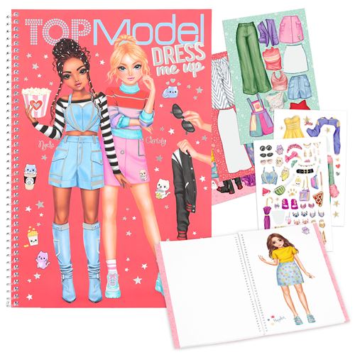 Dessin et coloriage enfant Top Model Dress Me Up Grand Cutie Star