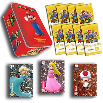 Cartes Panini - Super Mario - Coffret (6 Pochettes + 3 Cartes édit Limitée)