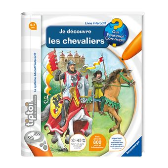 Livre interactif Je découvre les chevaliers Tiptoi Ravensburger - 1