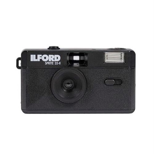 Appareil photo argentique compact 24x36 Ilford Sprite II Noir - Réutilisable