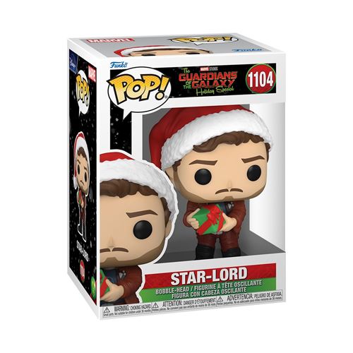 Figurine Funko Pop Marvel The Guardians of the Galaxy Holiday Star-Lord État correct - Funko reconditionné disponible sur Fnac