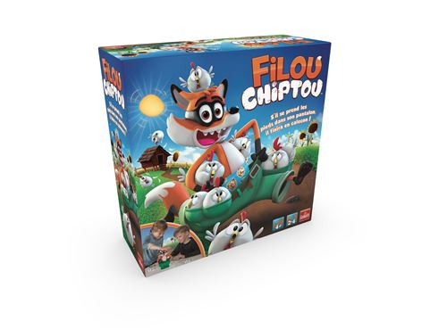 Jeu Classique Goliath Filou Chiptou 330750.506 – Sauvez les Poules du Renard Maladroit - vue 3