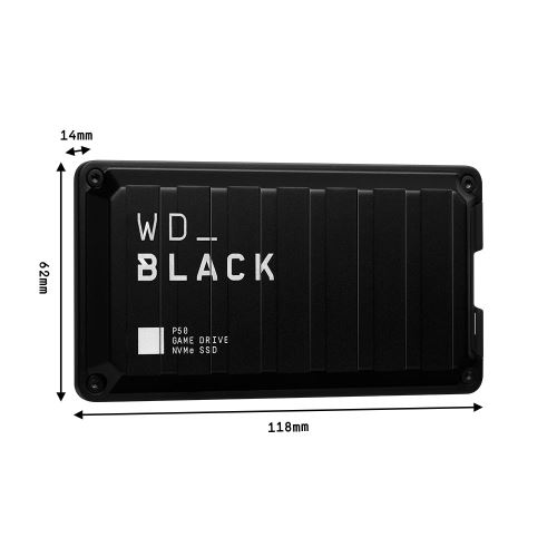 32% sur Disque SSD Externe WD_BLACK P50 500 Go Noir - SSD externes - Achat  & prix