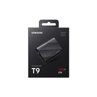Disque SSD Externe Samsung T9 MU-PG2T0B 2 To Noir - SSD externes
