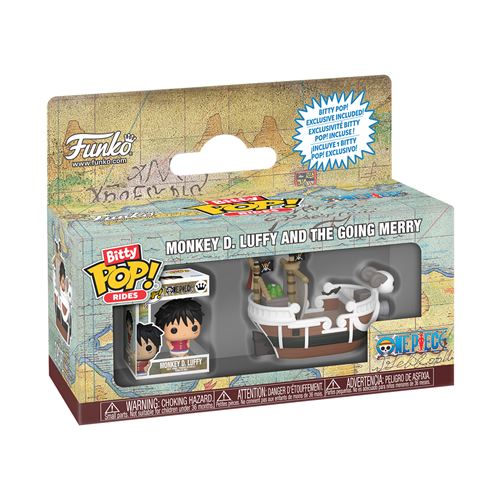 Funko Figurine Bitty Pop Rides One Piece Monkey D. Luffy And The Going Merry