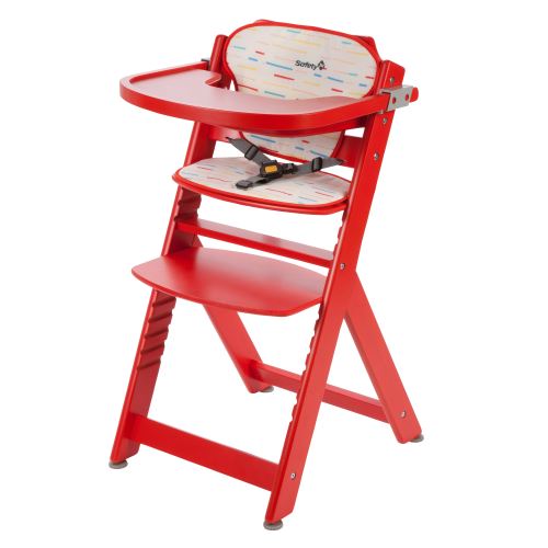 Chaise Haute Safety First Timba et Coussin Rouge