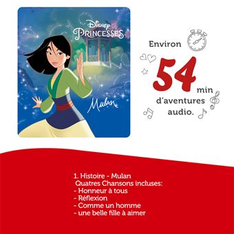 Figurine Tonies Mulan pour Conteuse Toniebox Collection Se divertir