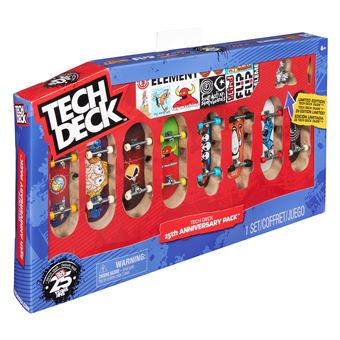 Coffret 8 Finger Skates Tech Deck 25e Anniversaire