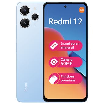 Smartphone Xiaomi Redmi 12 6,79" Double nano SIM 128 Go Bleu