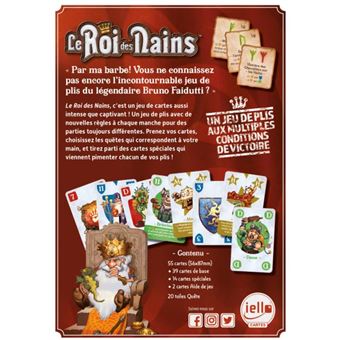 Jeu de cartes Iello Roi des Nains