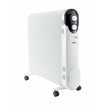 Radiateur bain d'huile Ewt COCOON25 2500 W Blanc