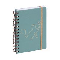 Agenda scolaire journalier Exacompta Forum Collection Elise Août 2025 à Juillet 2026 12 x 17 cm Bleu