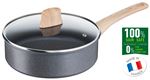 Sauteuse Tefal Natural Force G2663202 24 cm Gris et Beige