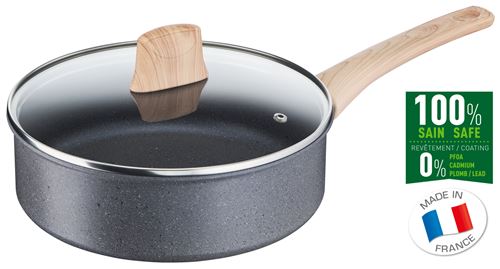 Sauteuse Tefal Natural Force G2663202 24 cm Gris et Beige